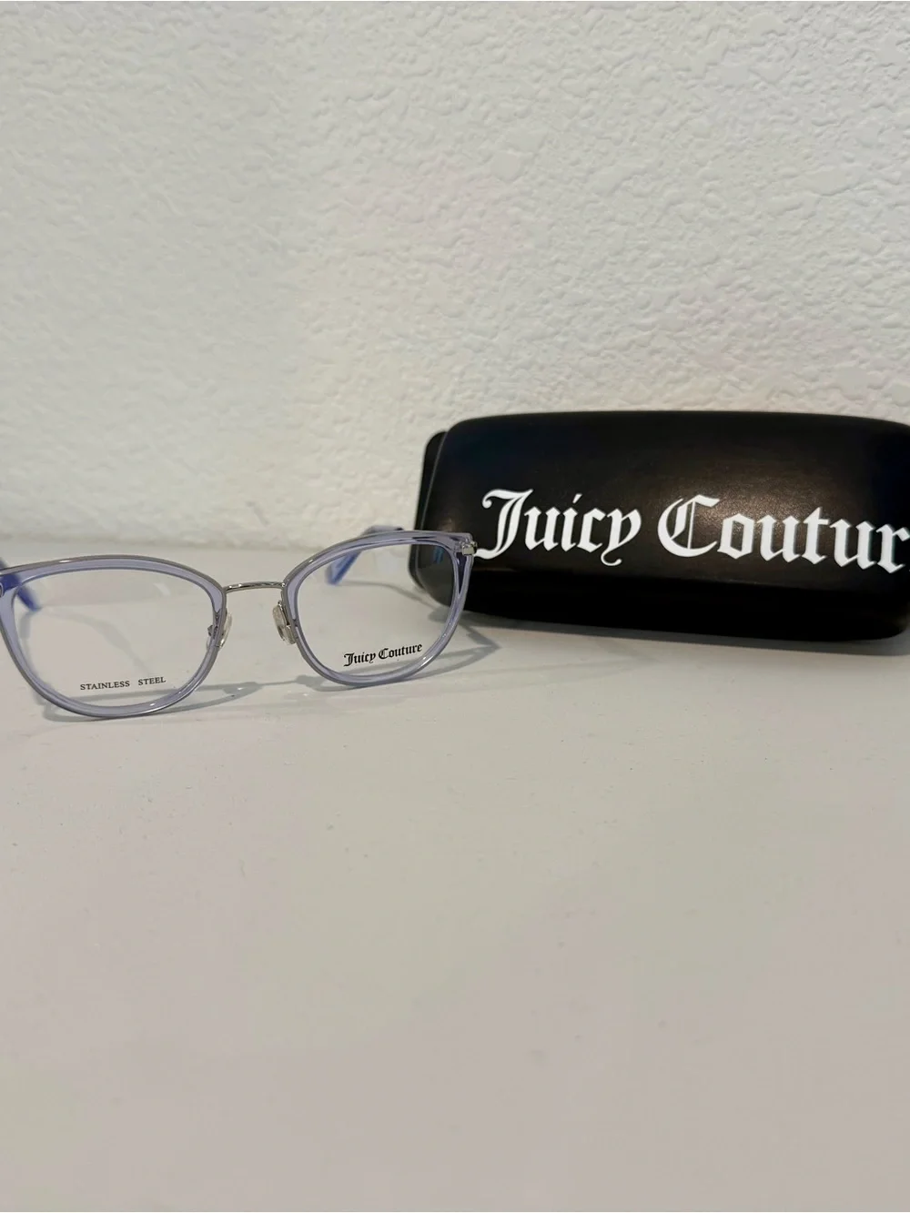 Juicy Couture Clear Lavender Frame Women's Glasses